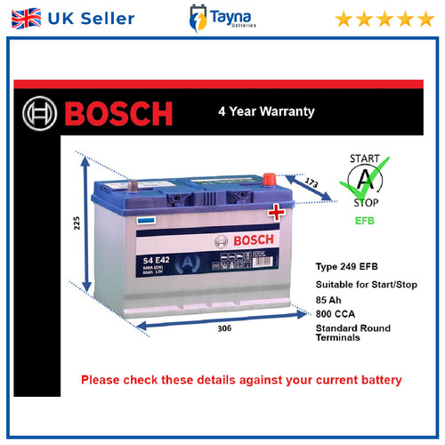 Efb battery fits mitsubishi - efb,