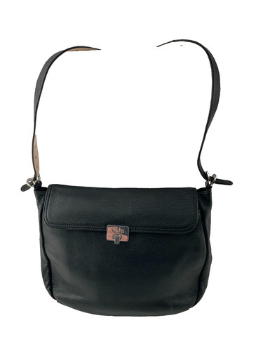 Tula black genuine leather