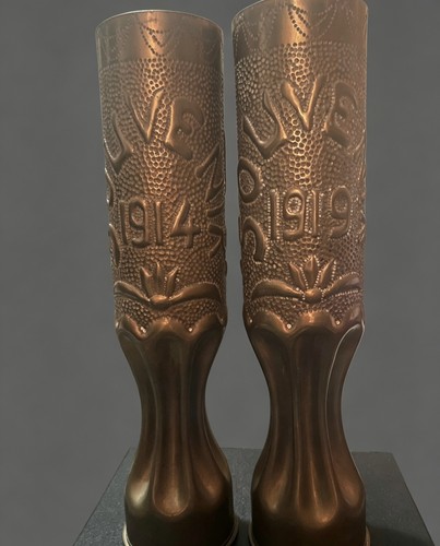 Pair ww1 trench - of, brass