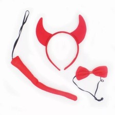Animal Costume Ears Tail Bow