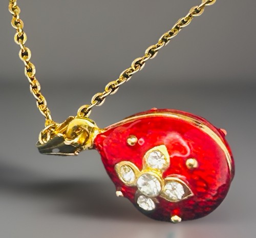 Vintage shetland jewellery red - shetland,