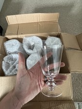 Set Of 6 Ribbed Wine Glass Set