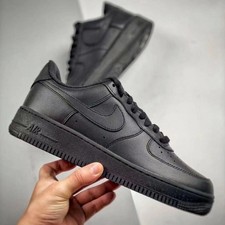MENS WOMEN AF1 LEATHER SNEAKERS CASUAL TRAINERS WALKING RUNNING SPORTS-GYM-SHOES