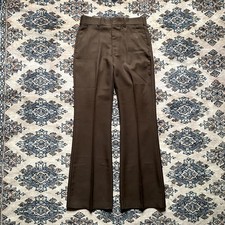 Vintage 70s Brown flared bell