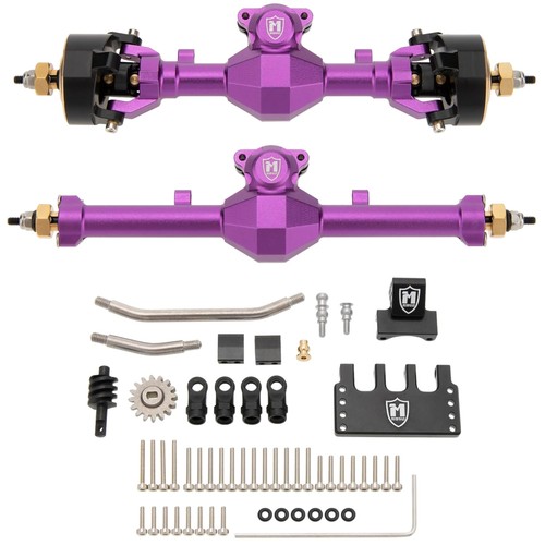 Anodized purple steering - anodized,