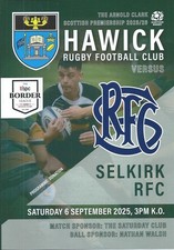 6 SEP 2025 HAWICK v SELKIRK