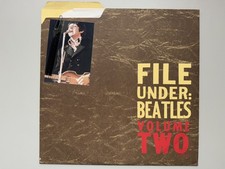 THE BEATLES -FILE UNDER TWO RARE VINYL LPFROM 1986