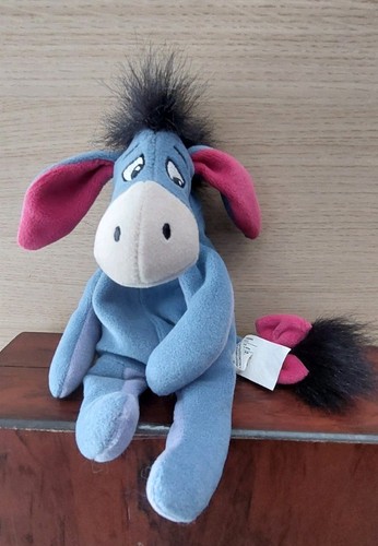 Disney eeyore beanie plush toy - disney,