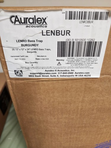Auralex lenrd studiofoam bass - lenrd,
