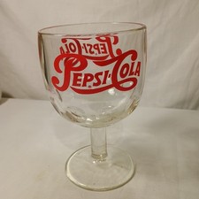 L298 Vintage Clear Glass Pepsi