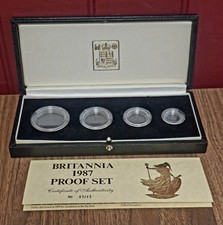 Royal mint proof britannia set - royal,