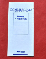 1989 FORD COMMERCIALS PRICE