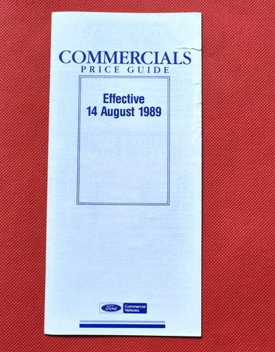 1989 ford commercials price - 1989,