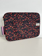 Floral Jack Wills  13” Laptop Bag Case Wallet Sleeve Blue Red  Zip