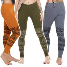 Mandala Print Leggings, Psy