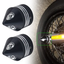 CNC Spike Front Axle Cap Nut Cover Bolt For Harley Dyna Electra Glide Road King