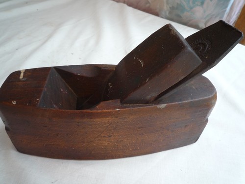 Antique vintage wooden block - wooden,