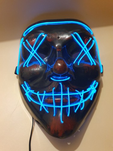 Neon stitches led mask wire - neon,