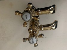 Heritage Antique 1924 Brass Bathroom Taps