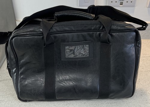 Vintage black leather bag - vintage,