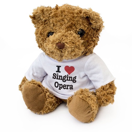 Love singing opera teddy - singing,