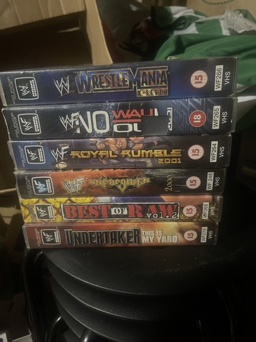 Wwf vhs videos 1999 2001 - wwf, 1999-2001