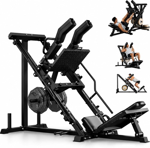 Leg press hack squat - squat, machine