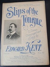 1899 Victorian Sheet Music