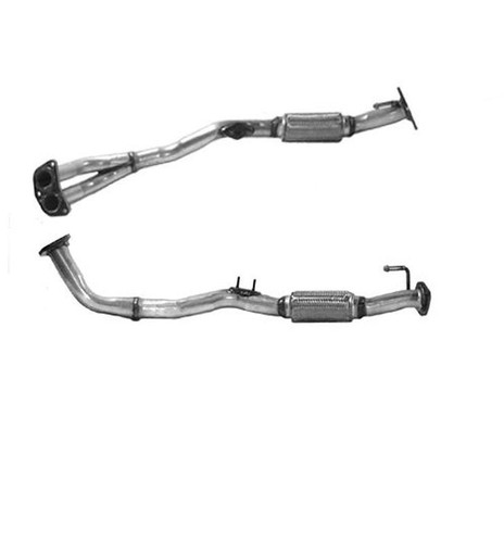 Front exhaust pipe and - front,