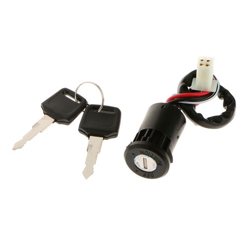 Black ignition lock cylinder - black,