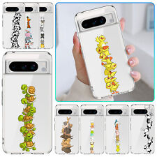 Phone Case For Google Pixel 9A 10 Pro XL 8 7A 6A 5 Cute Patterned Silicone Cover
