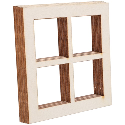 16pcs mini doll house window - 16pcs,