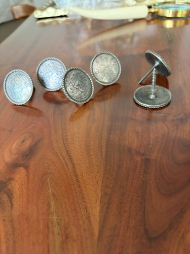 Sterling silver conchos - sterling,