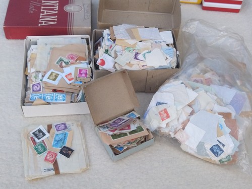 Bunch postage stamps - bunch,
