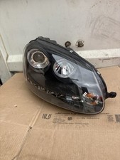 VW Golf MK5 Angel Eyes Black Headlight Drivers Side O/S/F LED DRL