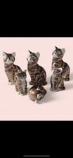 Royal Crown Derby  Cats  X  6