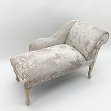 120X46X57CM CREAM MINI CHAISE