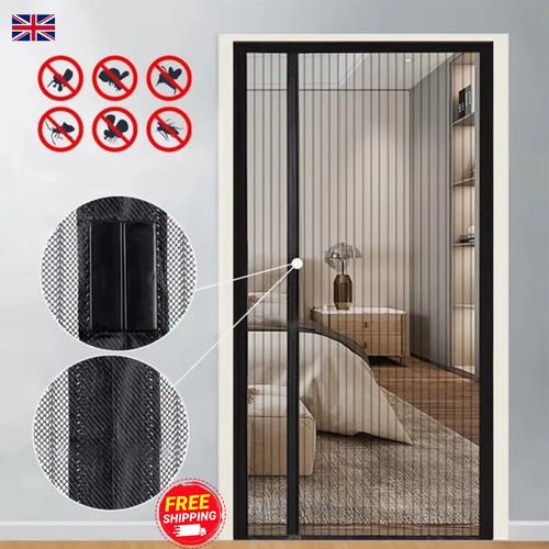 Magnetic insect door screen - insect,