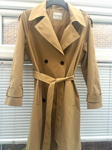 George beige double breasted - george,