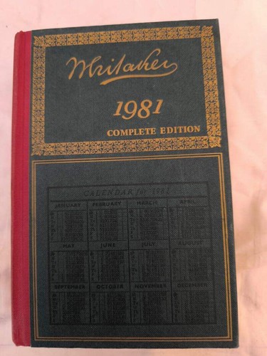 Whitakers almanack 1981 - whitakers,