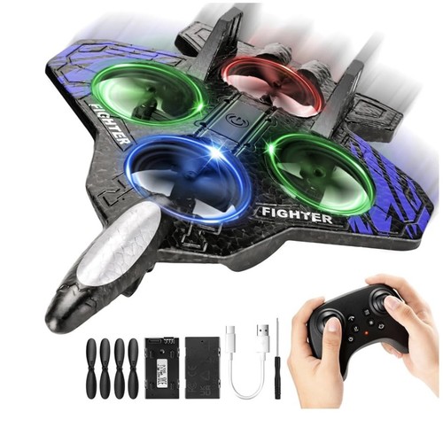Foam airplane drone remote - foam, drone,