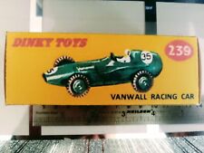 Dinky No239 Vanwall Racing Car -  Replica / Repro Box