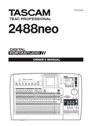 Tascam 2488neo digital - 2488neo,