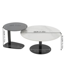 2x Modern Coffee Table Set