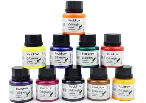 Liquidraw calligraphy ink set - calligraphy,