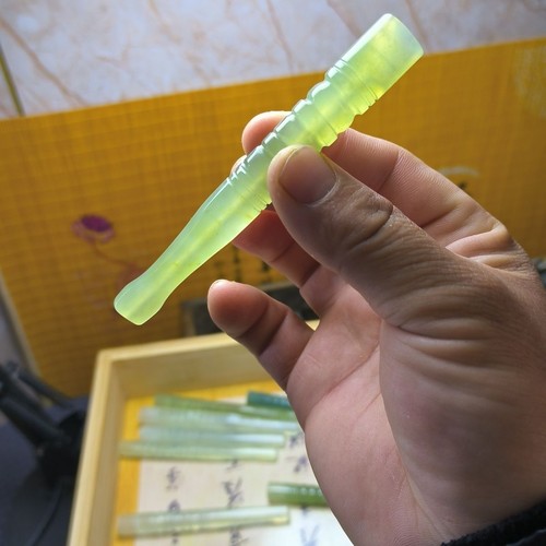 Natural jade bamboo - jade, smoking