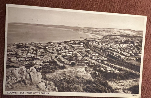 Vintage postcard colwyn bay - vintage,