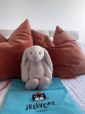 Jellycat Genuine RARE Bashful Blush Medium Bunny BNWT & Dustbag