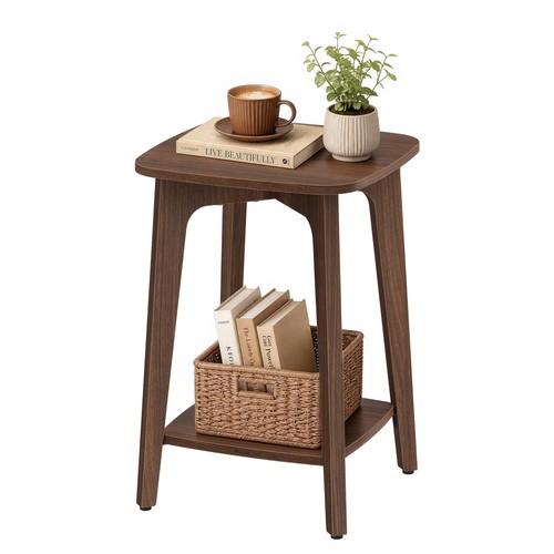 Vasagle side table tier - side, 2-tier
