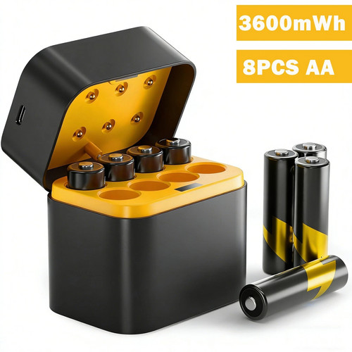 Pack 1 5v aa - 8-pack,